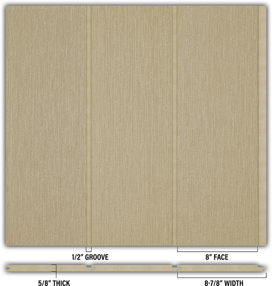 8″ RoughSawn T&G Modern Shiplap Strips - Individual