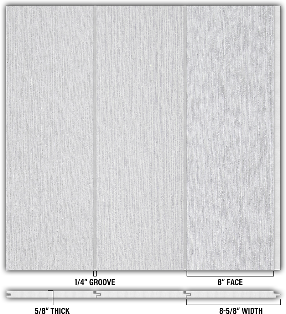 8″ RoughSawn T&G Modern Shiplap Strips - Individual