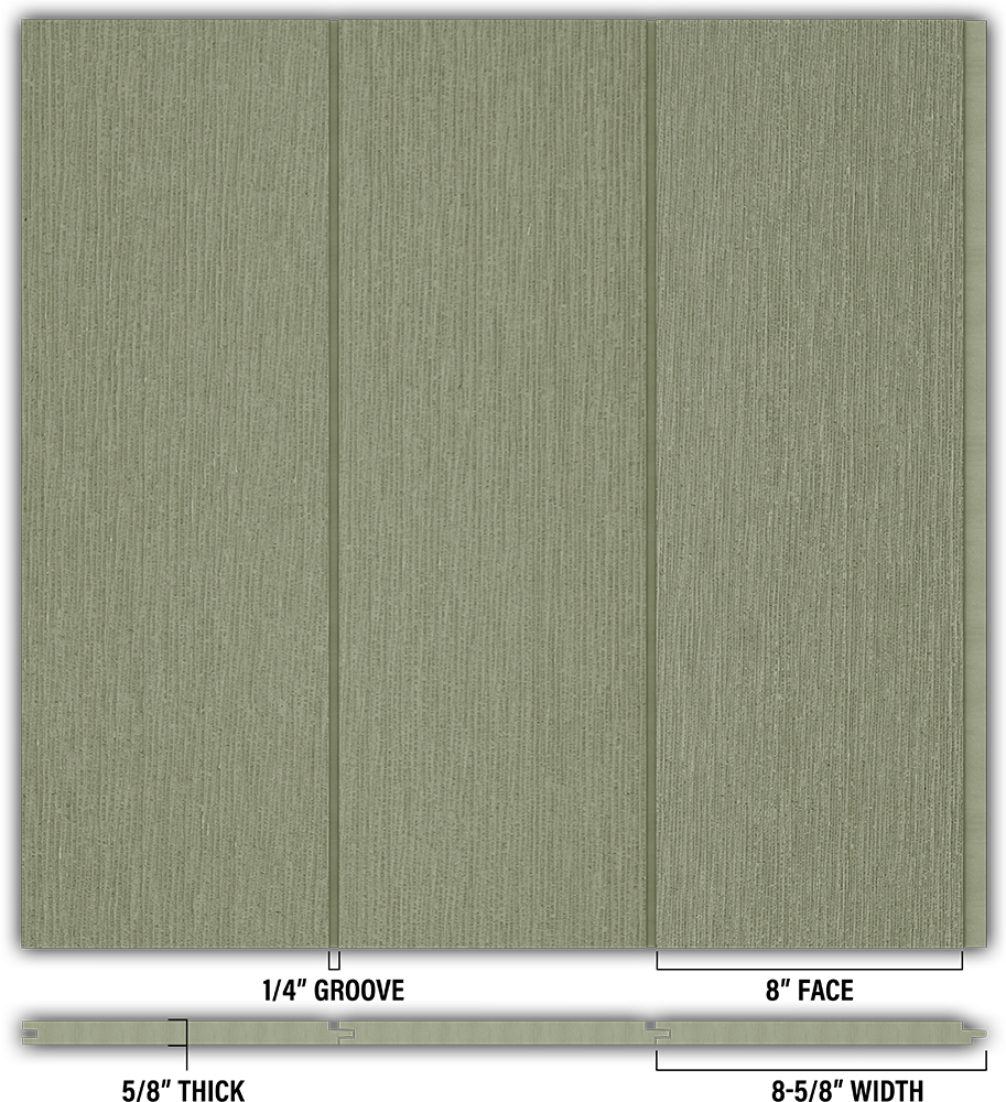 8″ RoughSawn T&G Modern Shiplap Strips - Individual