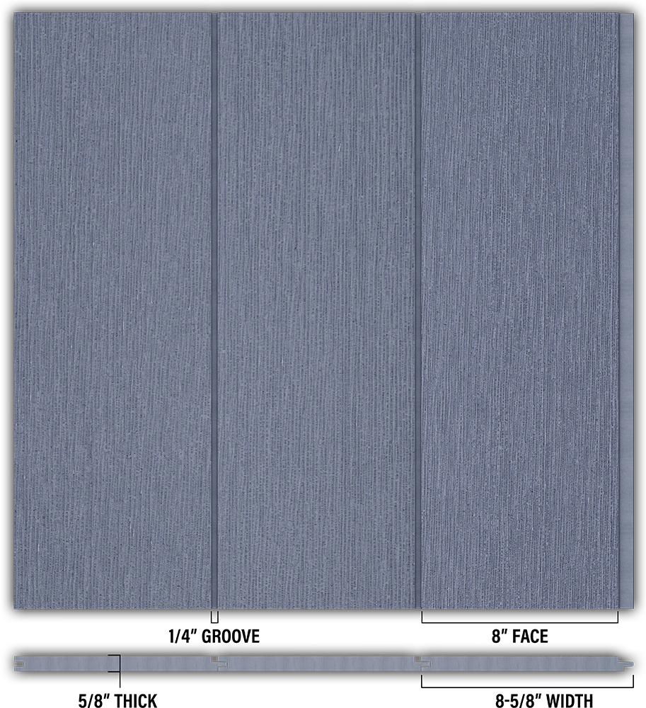 8″ RoughSawn T&G Modern Shiplap Strips - Individual